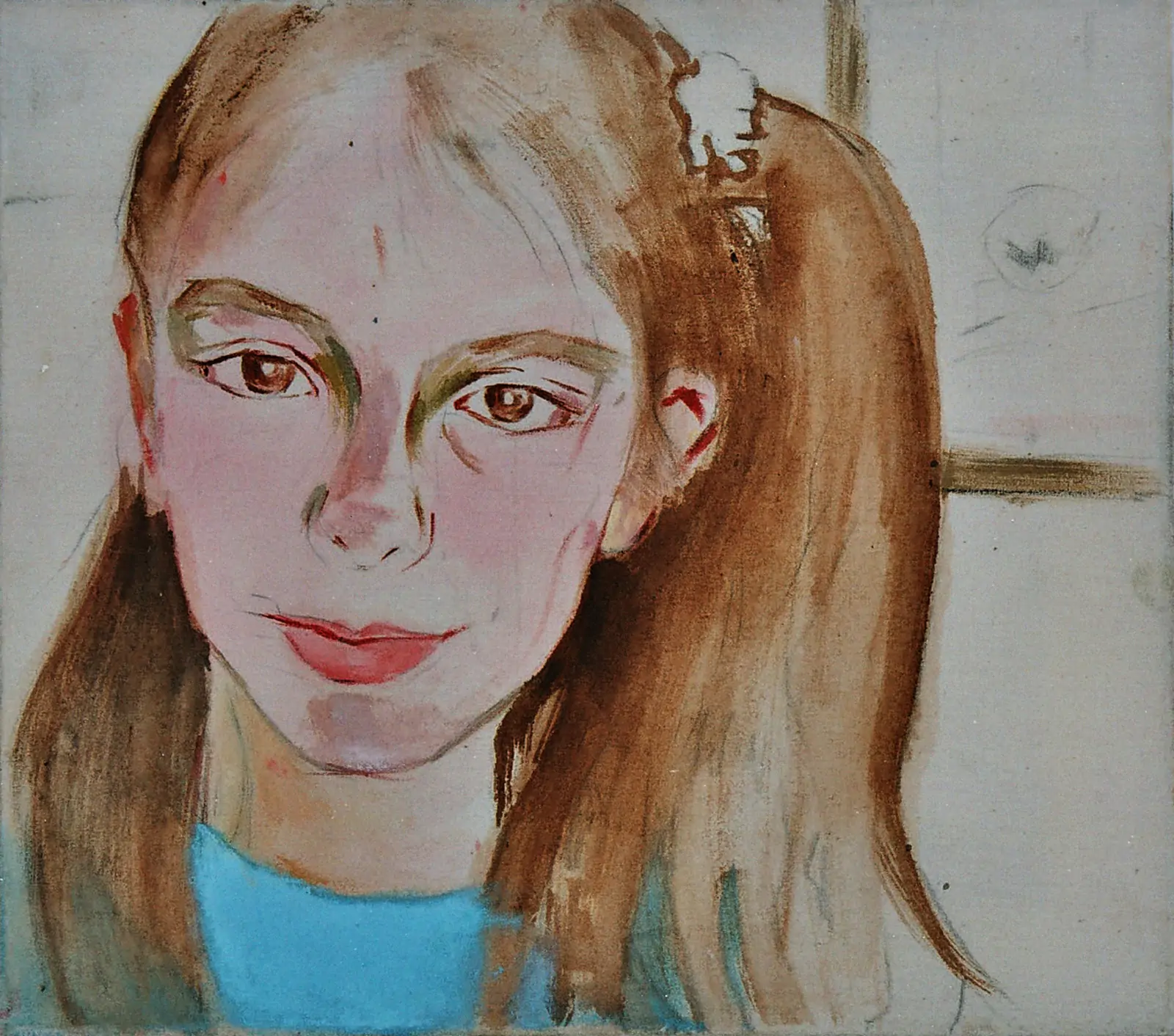 Anna 2005, Oil on canvas, 35x45cm