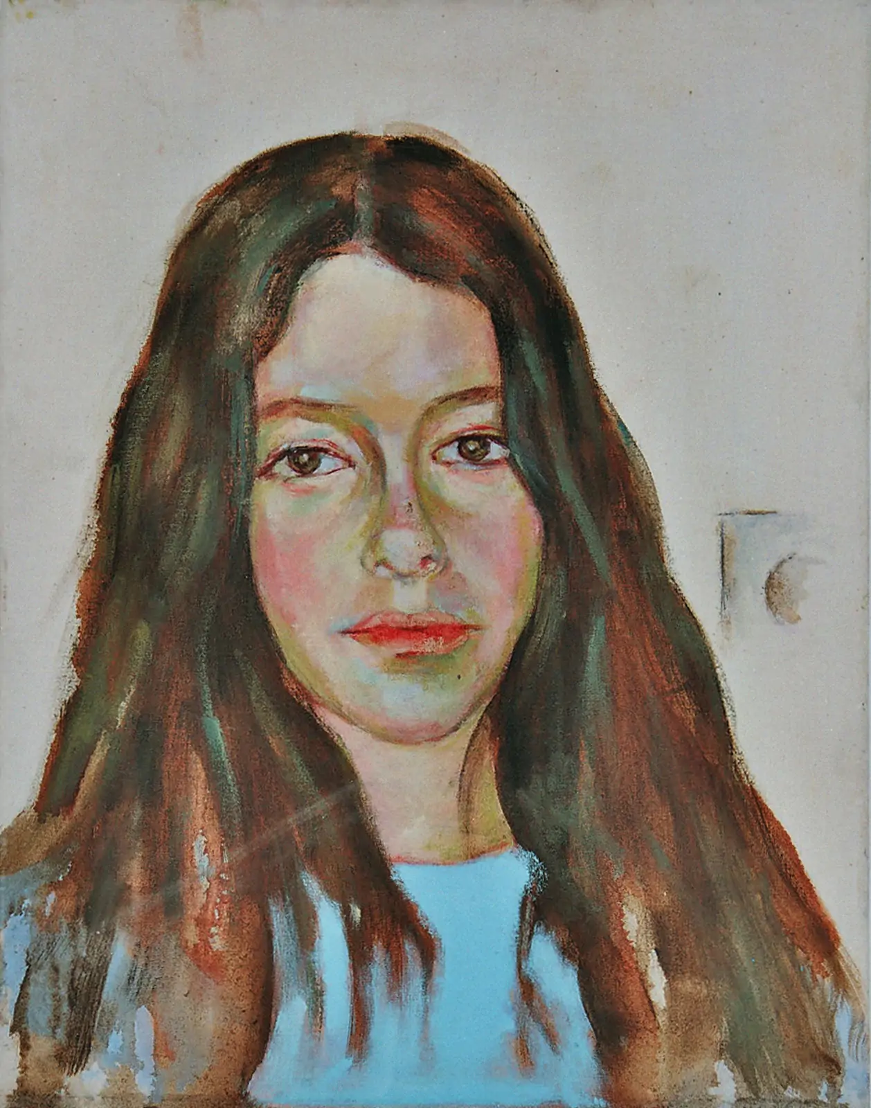 Konstantina 2004, Oil on canvas 45x35 cm