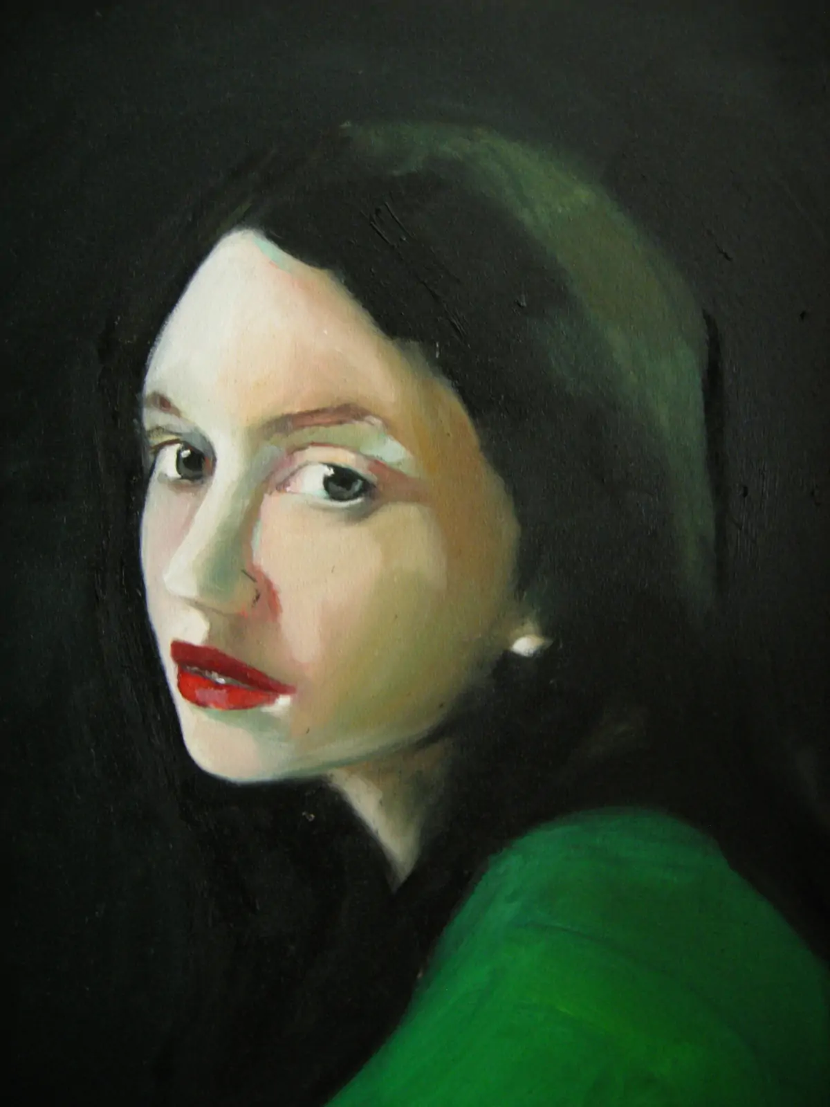 Stefania 2005,Oil canvas 45x40cm